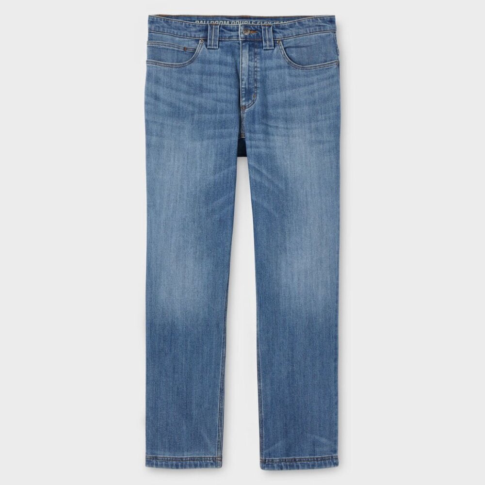 Duluth Trading Co Jeans Men 46x30 Ballroom Double Flex Relaxed Fit Jeans Denim